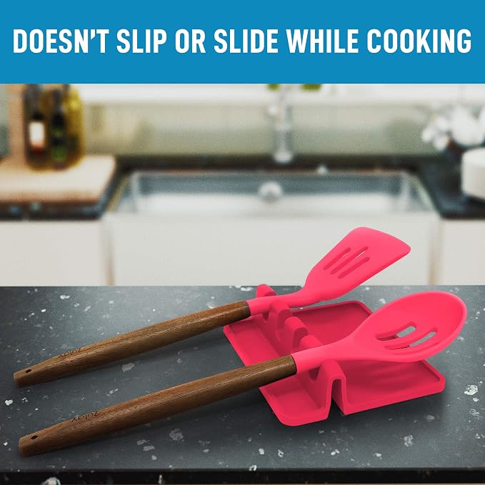 Zulay Kitchen Silicone Utensil Rest - Image 4