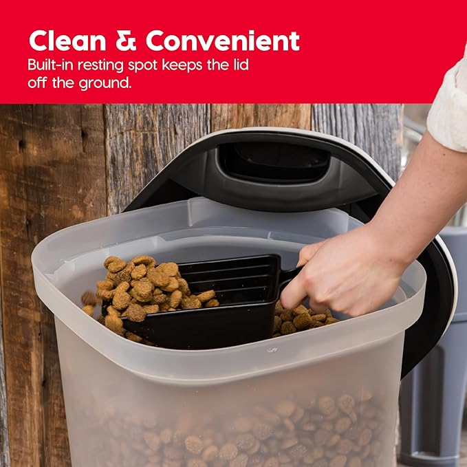 IRIS USA Pet Food Storage Container 25 lbs, Premium 60% Improved Airtight Seal - Image 5