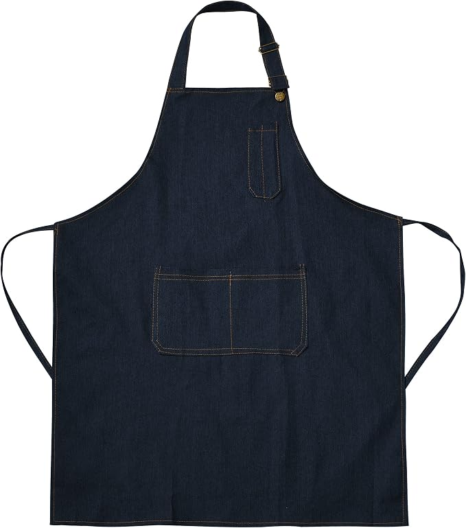Tosewever Canvas Cross Back Chef Cotton Aprons by Tosewever