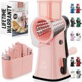 Zulay Kitchen Rotary Cheese Grater 5 Blade Cheese Shredder by ZulayKitchen