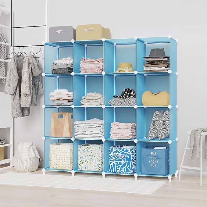 HOMIDEC Cube Storage Organizer 16-Cube Closet Organizer, Portable Closet - Image 2