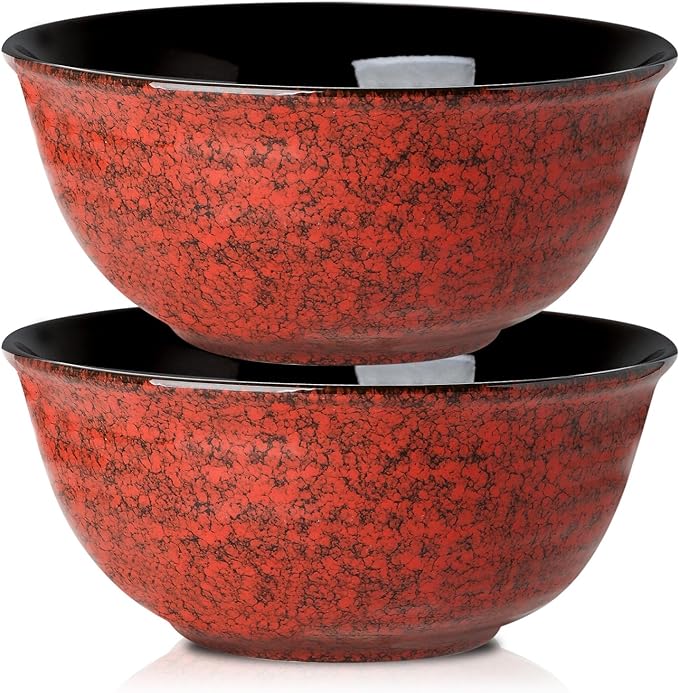 Hasense Ceramic Salad Bowl, 60 Ounces Large Serving Bowls, 8.5 Inch Soup Bowls by Hasense