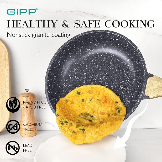 GiPP Ceramic Pots and Pans Set Non Stick - Image 2