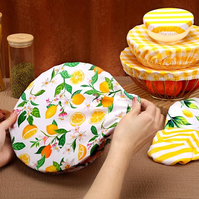 10 Pack Cloth Bowl Covers for Bread Rising - Image 6
