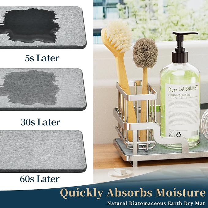 Consumest Sponge Holder for Kitchen Sink - Image 2