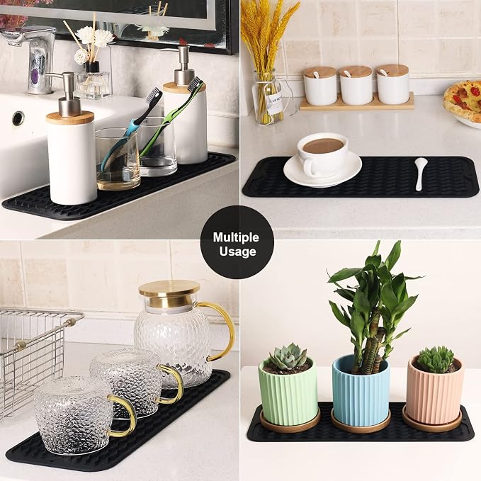 ZLR 2 Pcs Silicone Sponge Holder & Sink Caddy Tray - Image 7
