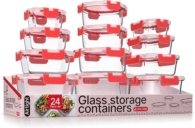 Bakken Borosilicate Glass Food Storage Containers by BAKK%C3%8BNMASTER