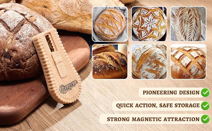 Sourdough Bread Lame, Magnetic Dough Scoring Tool - Image 9