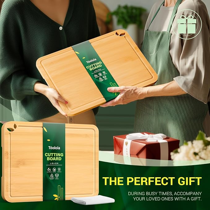 15 x 12 inch Bamboo Cutting Boards - Image 7