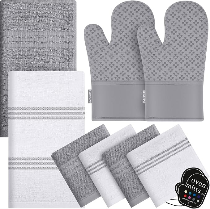 Dish Towels and Dishcloths by QEVOOON