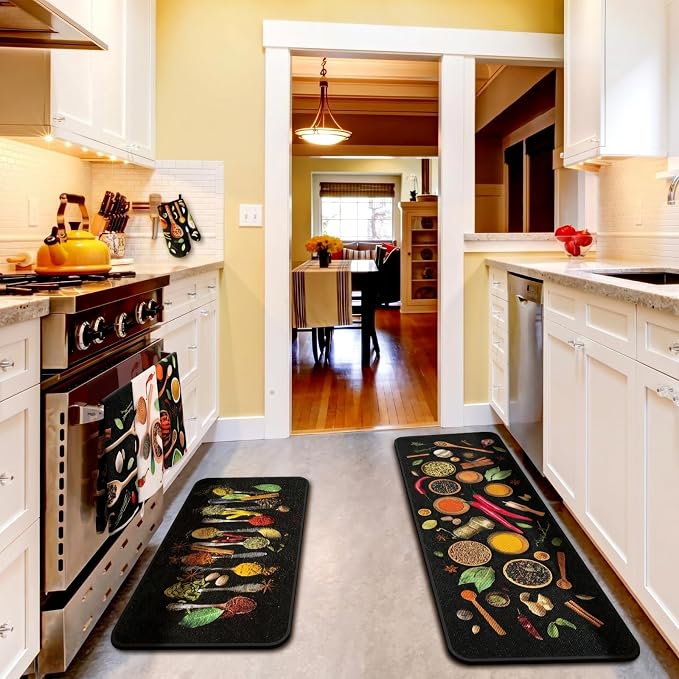 Fourluoo 10 Pcs Farmhouse Kitchen Decor and Accessories Set 4 Kitchen Towels 2 - Image 7