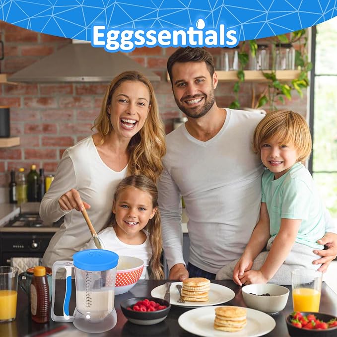 Eggssentials Batter Dispenser – Easy Pour Pancake Batter Dispenser - Image 7
