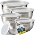 Baker's Signature Stainless Steel Mixing Bowls by BakersSignature