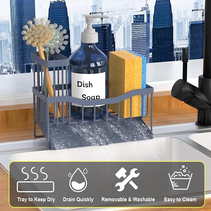Fssvcd Maifan Sink Caddy Sponge Holder - Image 3