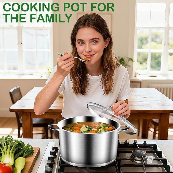 STOCKPOT Cooking Pot, Stainless Steel Stock Pot - Image 6