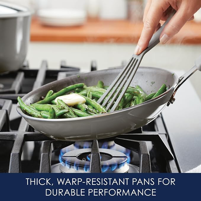 Rachael Ray Cook + Create Nonstick Frying Pan/Skillet, 10 Inch - Image 7