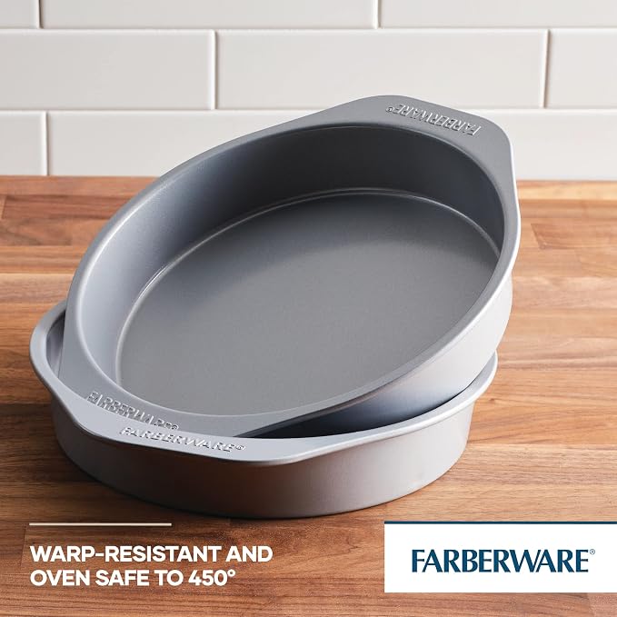 Farberware Golden Bake Bakeware Nonstick Round Cake Pan Set - Image 7