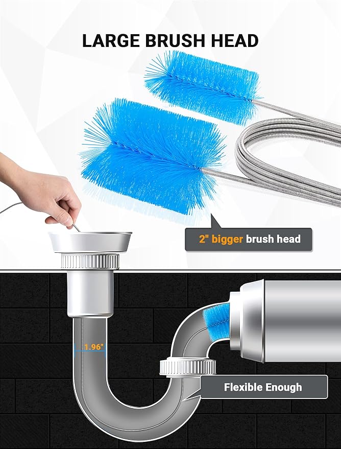 SARDVISA Flexible Long Drain Brush Tool - Image 3