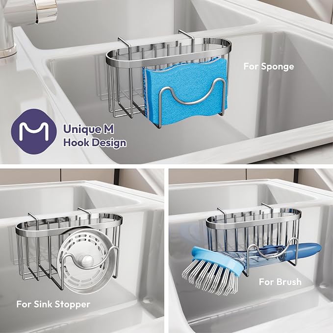 SWTYMIKI Sponge Holder for Kitchen Sink - Image 3