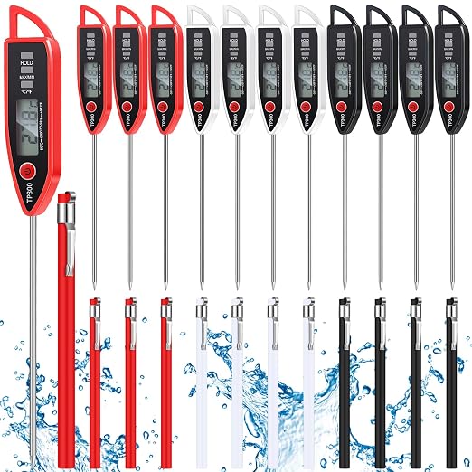 Copkim 12 Set Waterproof Food Thermometer by Copkim