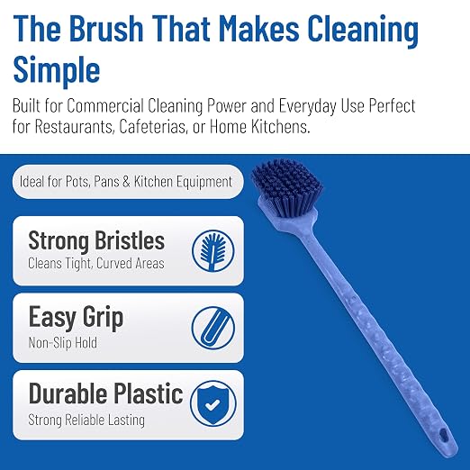SPARTA 40501EC14 Plastic Large Scrub Brush, Kitchen Brush, Utility Brush - Image 3