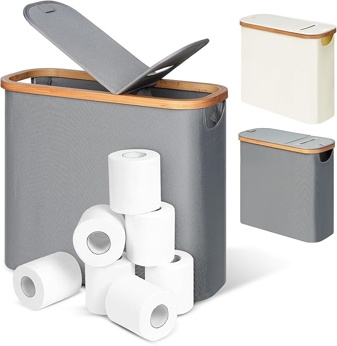 efluky Toilet Paper Storage and Holder 2 in 1, Toilet Paper Storage by efluky