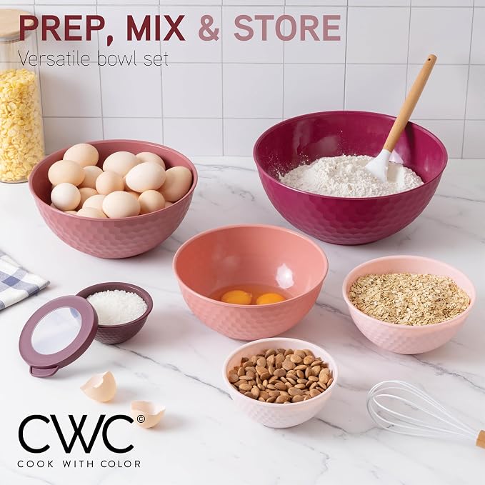 COOK WITH COLOR Mixing Bowls with Lids - Image 8