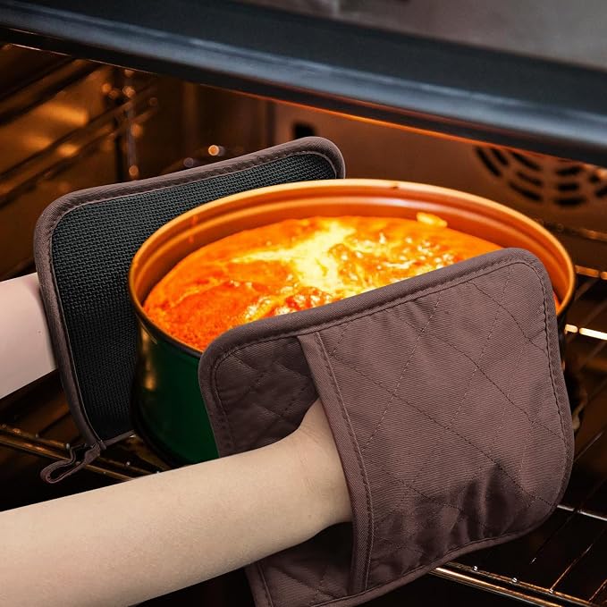 2Pcs Cotton and Neoprene Oven Pads Pot Holders - Image 7