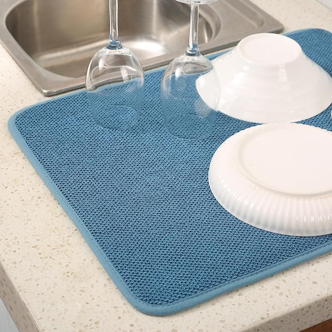 2 Pack Microfiber Dish Drying Mat - Image 9