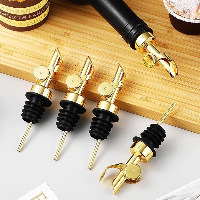 Pafusen 6 Pack Auto Flip Olive Oil Dispenser, Liquor Pour Spout, Oil Dispenser - Image 5