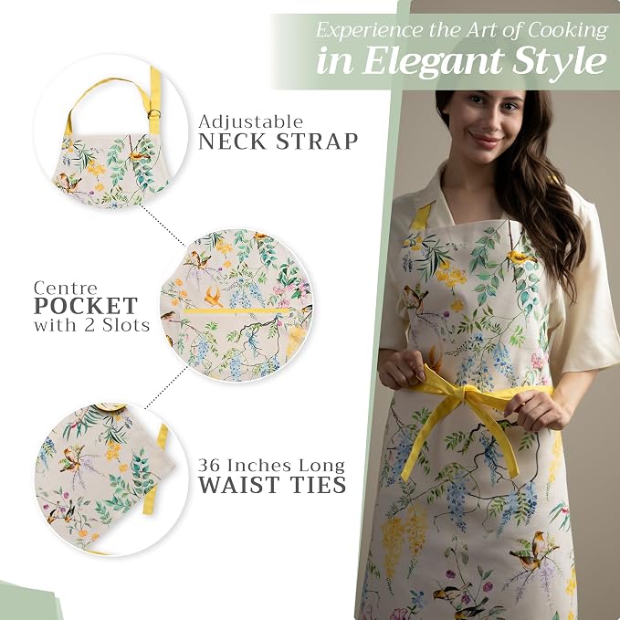 Maison d' Hermine 100% Cotton Apron - Image 5