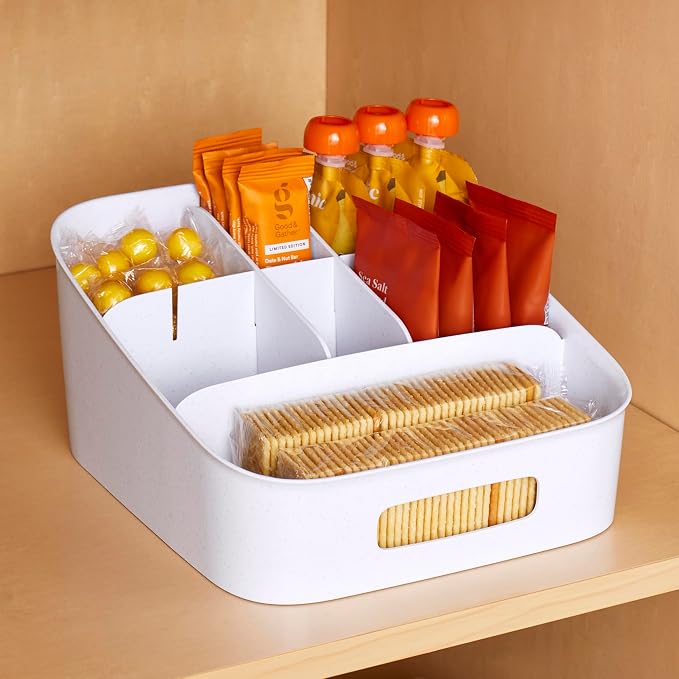 YouCopia ShelfBin Adjustable Snack Bin, BPA-Free Divided Storage Basket - Image 8