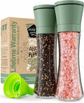 Home EC Premium Green Sea Salt and Pepper Grinder Set of 2 by HOMEEC
