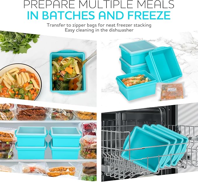 Xomoo 2 Cup Silicone Freezer Trays - Image 8