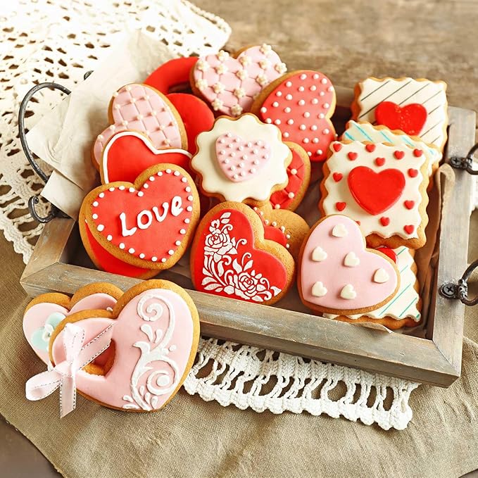 HULISEN Heart Cookie Cutter Set, Stainless Steel Biscuit Cutter - Image 7