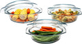 Simax Casserole Dish Set, Round Glass Cookware, Borosilicate Glass, Made In by SIMAX