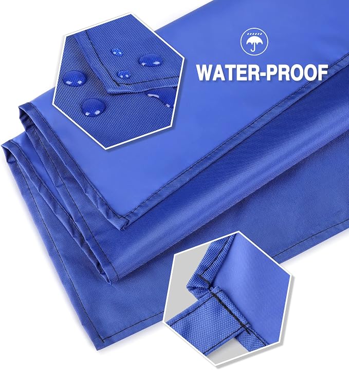 Gotega Waterproof Rubber Vinyl Apron Adjustable Dishwasher Apron - Image 3