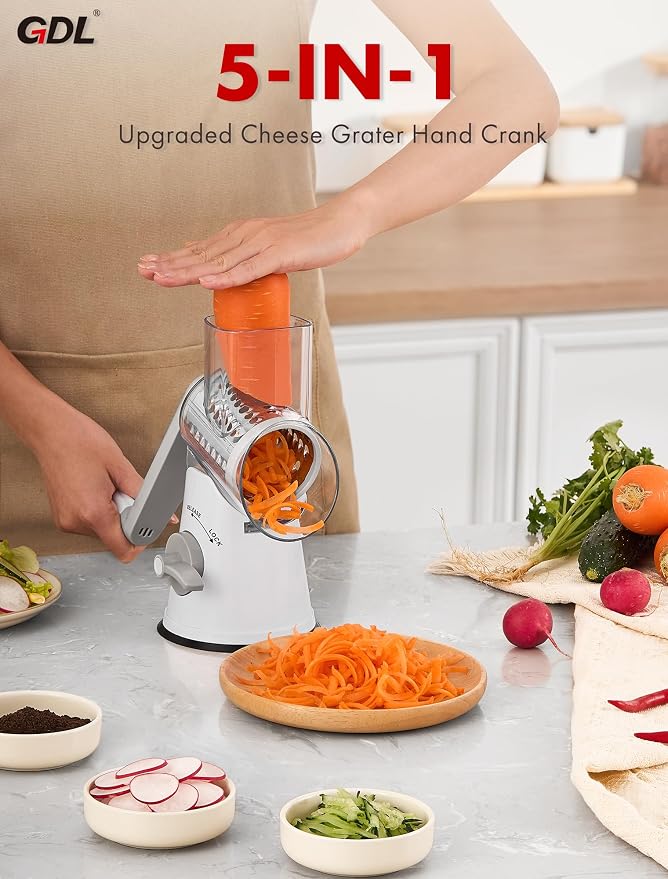 GDL Rotary Cheese Grater Hand Crank - Image 9