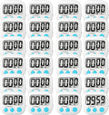 24 Pack Digital Kitchen Timer Small Classroom Timers by VOULOIR