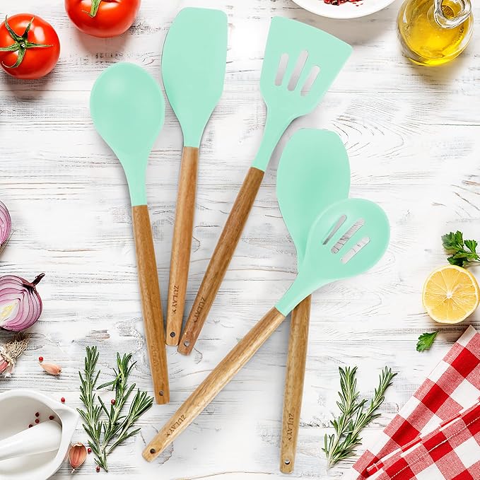 Zulay Kitchen Non-Stick Cooking Utensils Set - Image 7