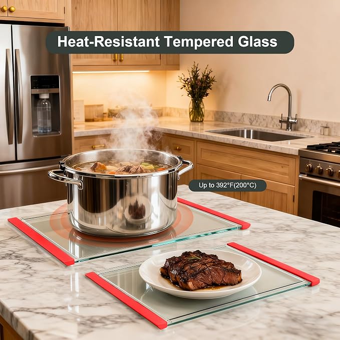 Tempered Glass Cutting Board Set - Image 7