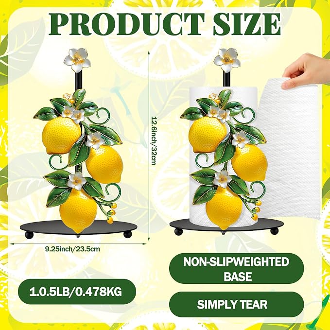 Thyle Lemon Paper Towel Holder - Image 3