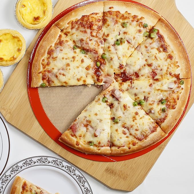 Round Silicone Baking Mats for 12 Inch Pizza Pan, 12 Inch Large Pizza Mat or - Image 5
