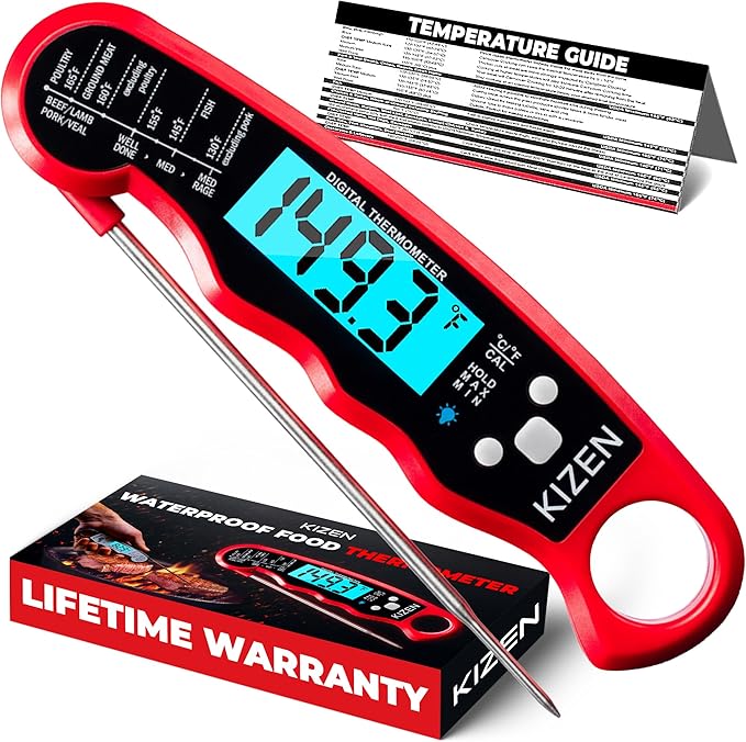 KIZEN Instant Read Meat Thermometer Digital by Kizen