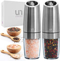 Urban Noon Gravity Salt and Pepper Grinder Set by urbannoon