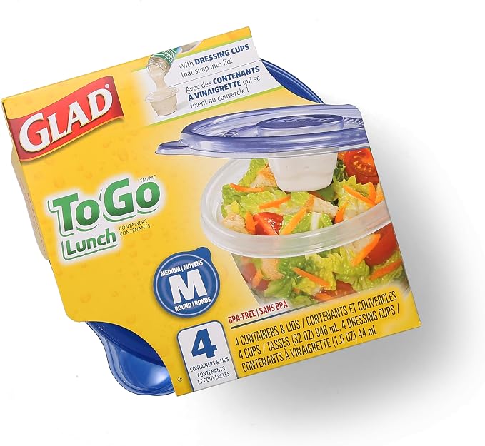 Glad GladWare To Go Lunch Food Storage Containers - Image 3