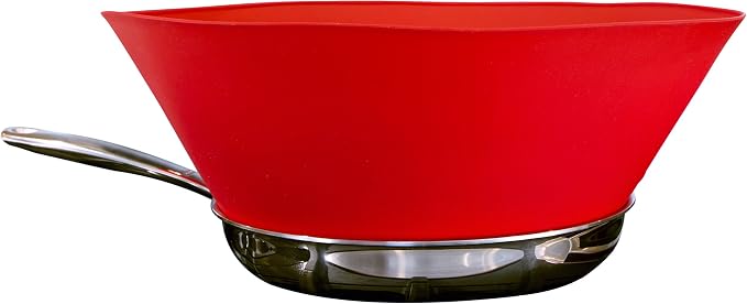 Frywall 12 - Red - Splatter Guard, as Seen on Shark Tank by Frywall