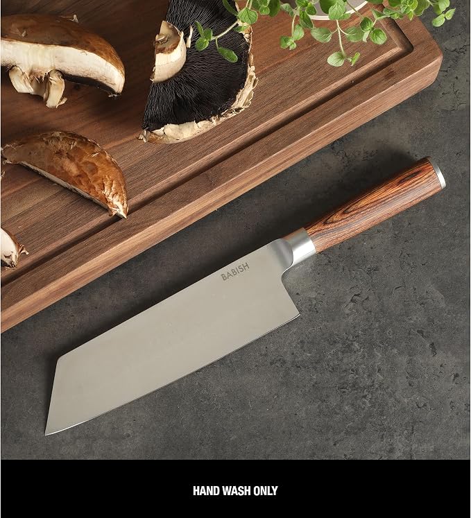 Babish 7.5-Inch Clef Knife – High-Carbon 1.4116 German Steel Kitchen Knife - Image 4