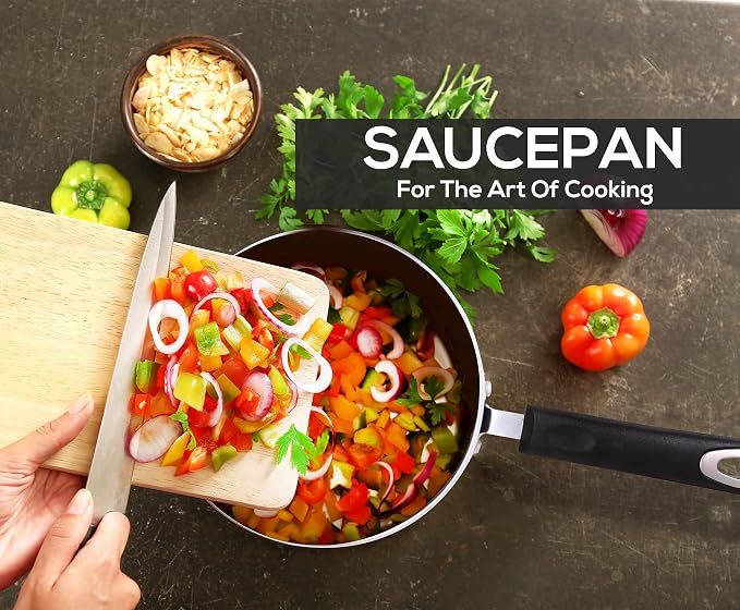 Utopia Kitchen Nonstick Stock Pot Saucepan Set - Image 5
