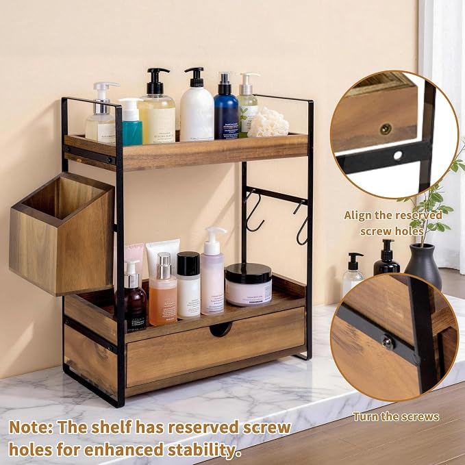 2-Tier Bathroom Counter Organizer - Image 3